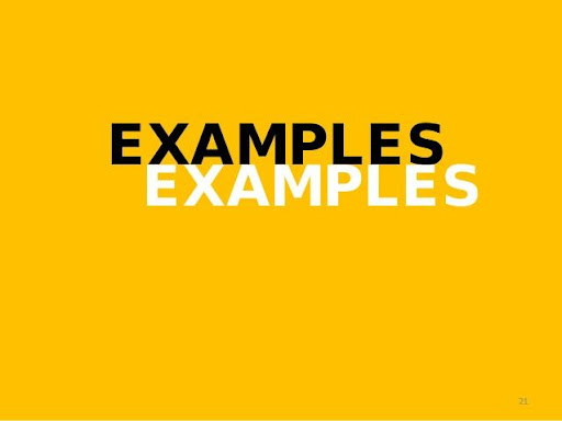 examplesexamples
